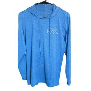 Anetik Performance Hoodie Men's UPF +30 Blue XS Vint UV Technology Pockets L/S